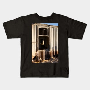 Window in the iron building. Kids T-Shirt